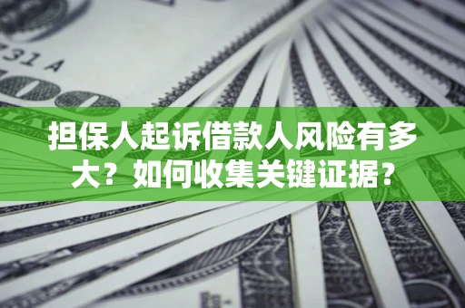 济南担保人起诉借款人风险有多大？如何收集关键证据？