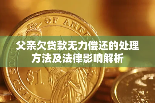 济南父亲欠贷款无力偿还的处理方法及法律影响解析